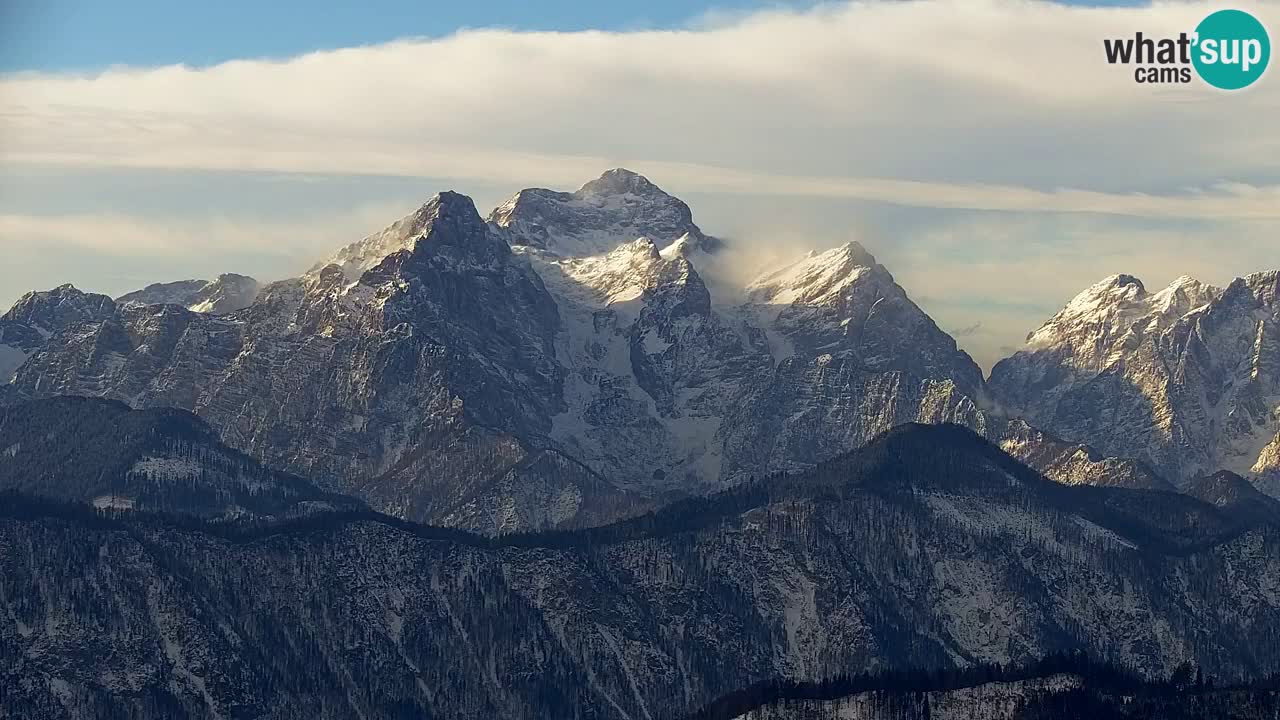 Koča na Golici Webcam (1582 m) – Slowenien