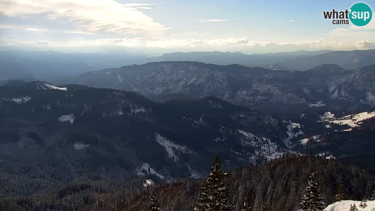 Koča na Golici Webcam (1582 m) – Slowenien