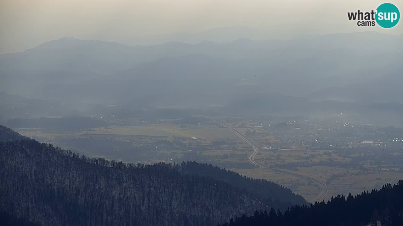 Koča na Golici Webcam (1582 m) – Slowenien