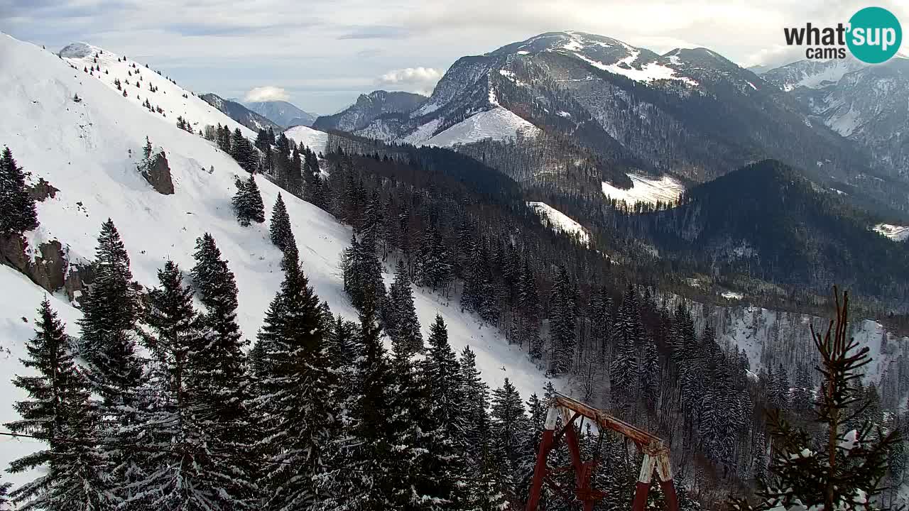 Spletna kamera Koča na Golici (1582 m) – Jesenice