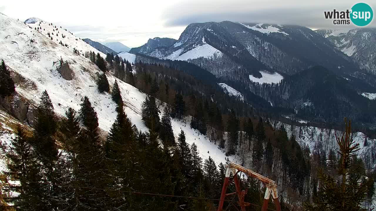 Webcam na Golici – Baita di montagna (1582 m) – Slovenia