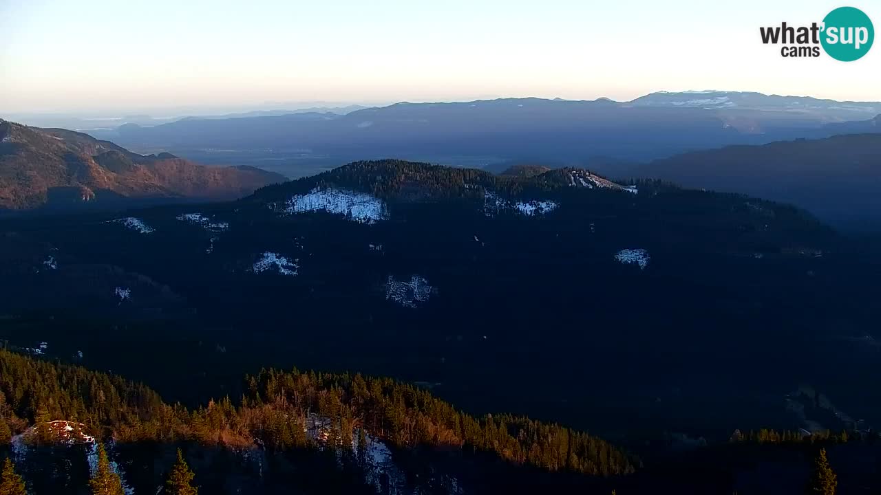 Spletna kamera Koča na Golici (1582 m) – Jesenice