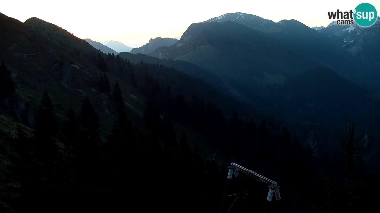 Webcam en Golica (1582 m) – Eslovenia