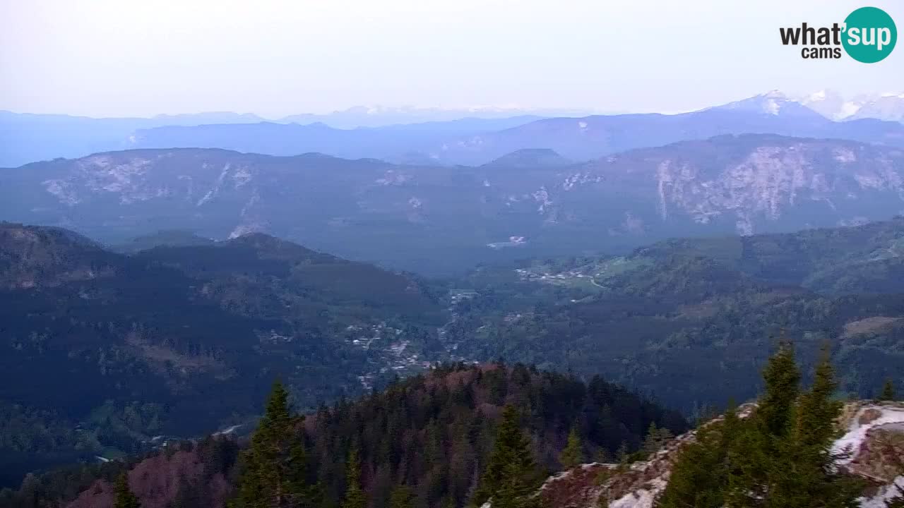 Koča na Golici Webcam (1582 m) – Slowenien