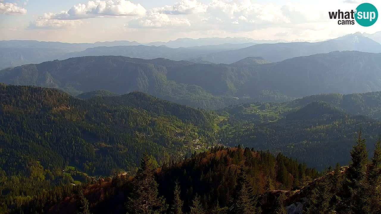 Spletna kamera Koča na Golici (1582 m) – Jesenice