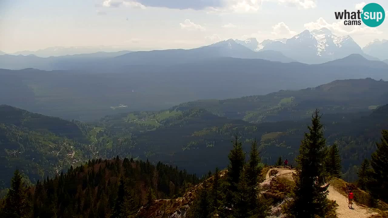 Koča na Golici Webcam (1582 m) – Slowenien