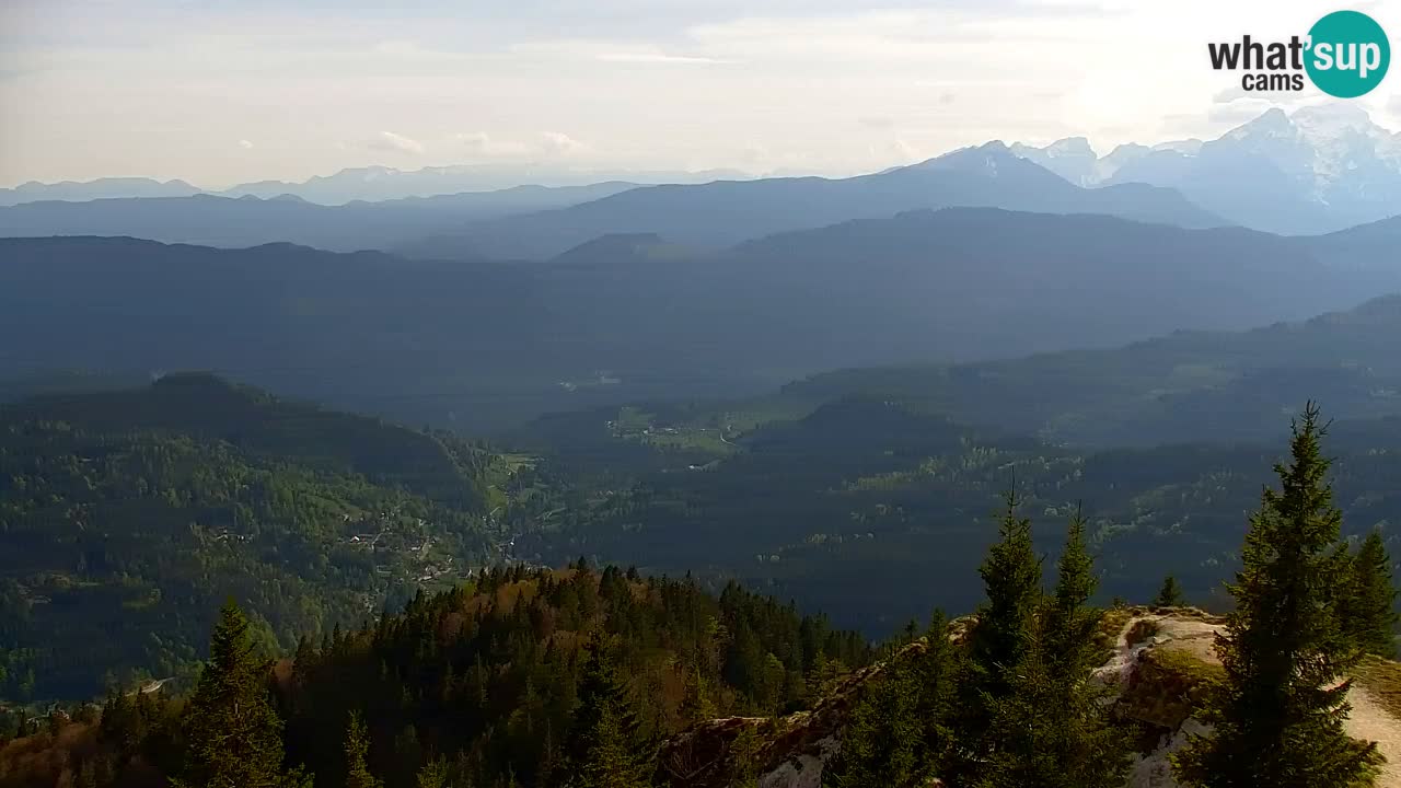Koča na Golici Webcam (1582 m) – Slowenien