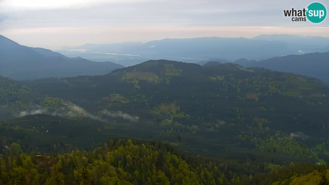Koča na Golici Webcam (1582 m) – Slowenien