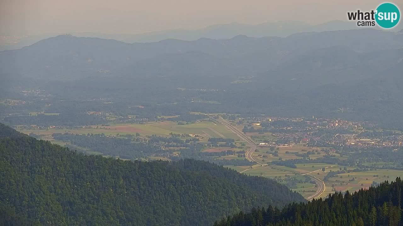 Koča na Golici Webcam (1582 m) – Slowenien