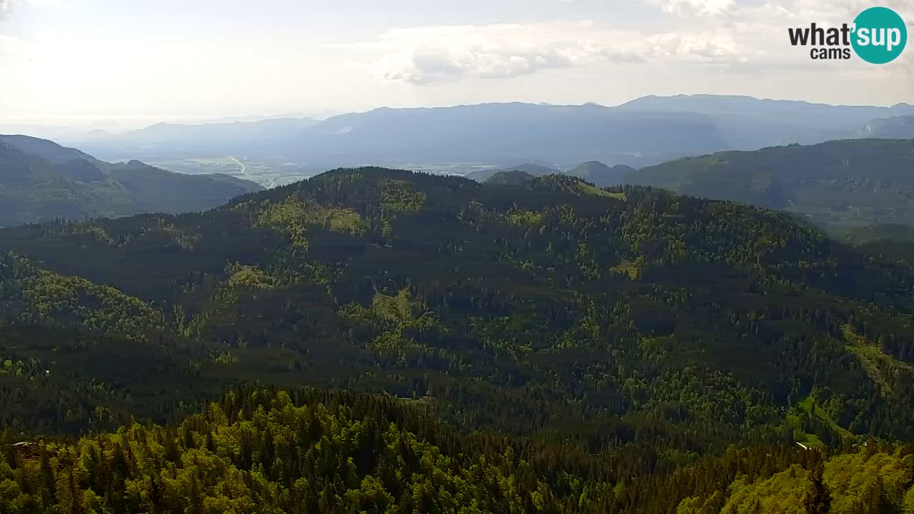 Spletna kamera Koča na Golici (1582 m) – Jesenice