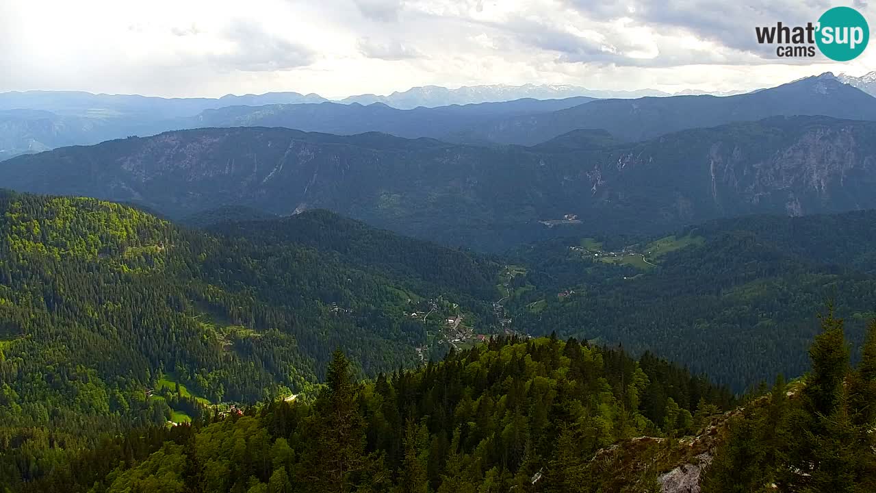 Koča na Golici Webcam (1582 m) – Slowenien