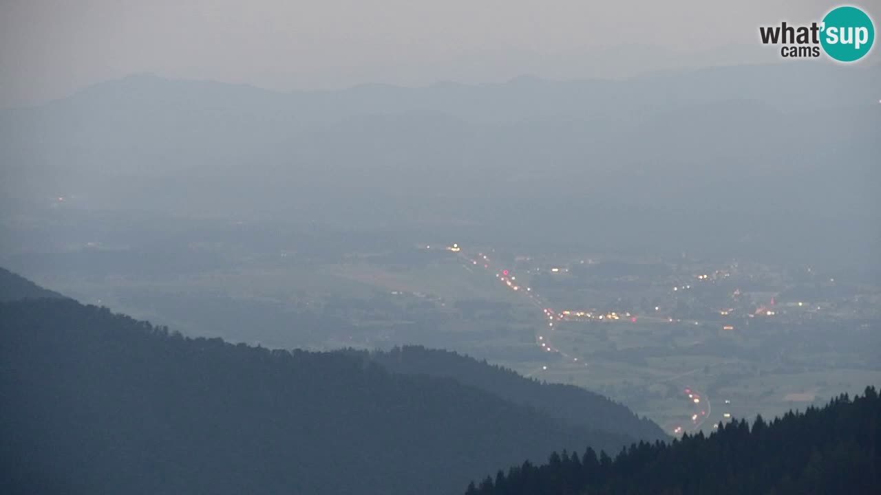 Koča na Golici Webcam (1582 m) – Slowenien