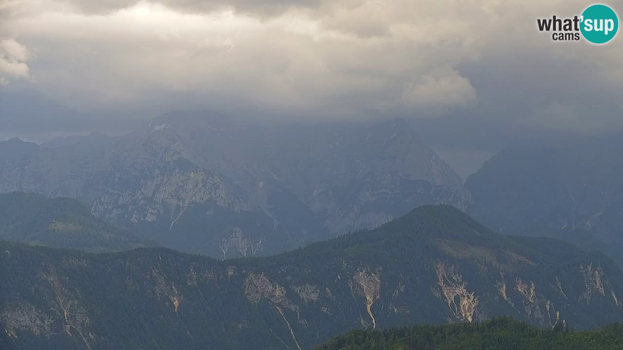 Koča na Golici Webcam (1582 m) – Slowenien