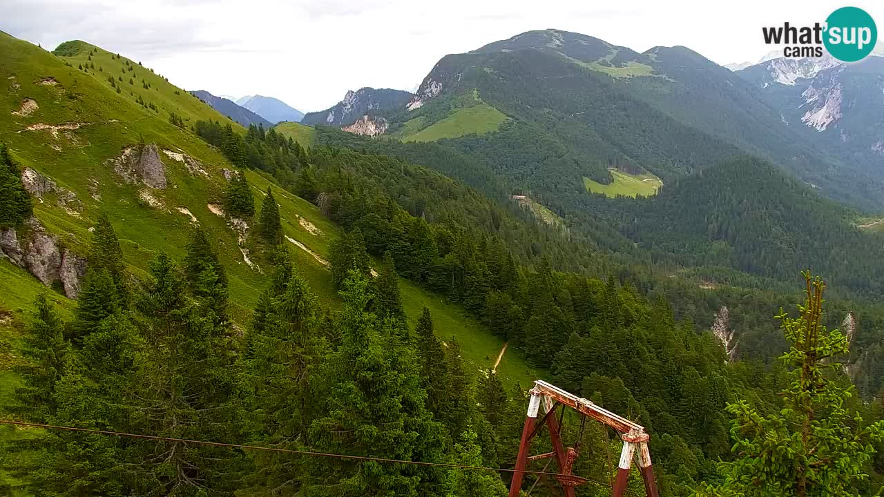 Spletna kamera Koča na Golici (1582 m) – Jesenice