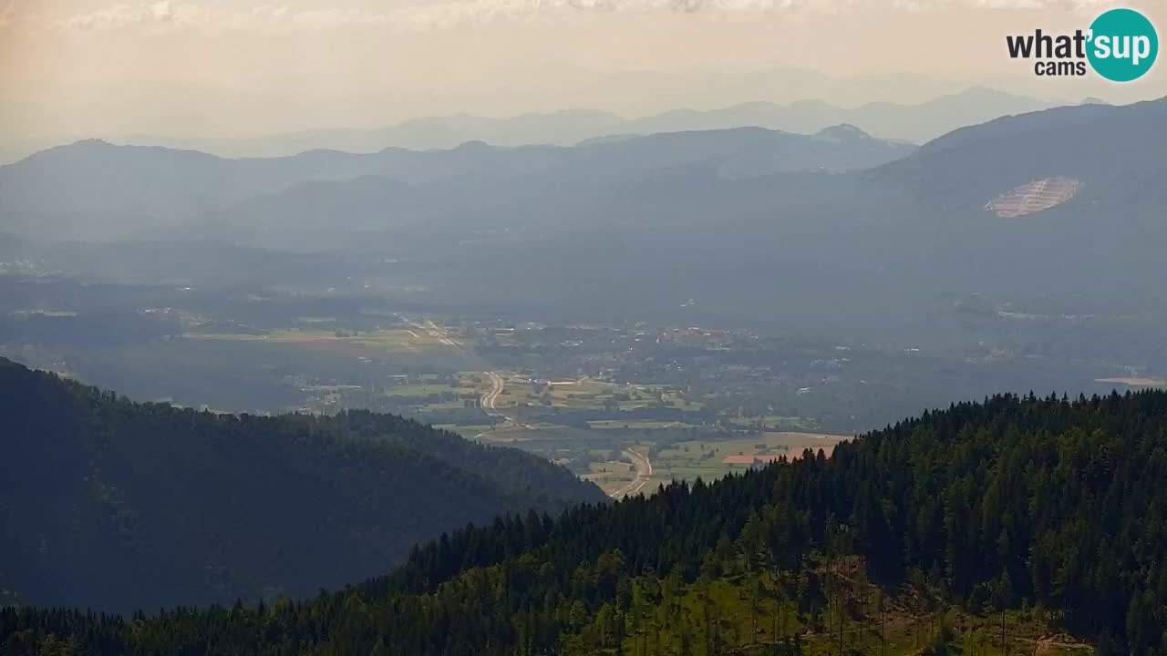 Koča na Golici Webcam (1582 m) – Slowenien