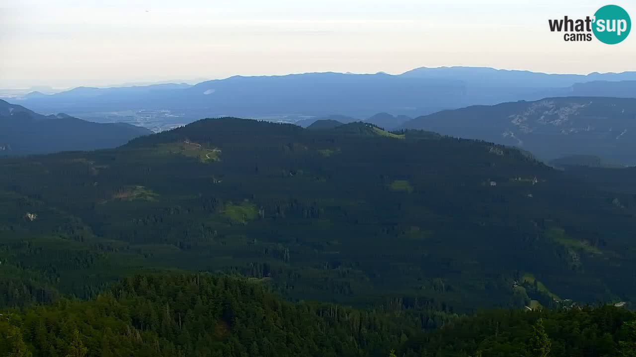 Spletna kamera Koča na Golici (1582 m) – Jesenice