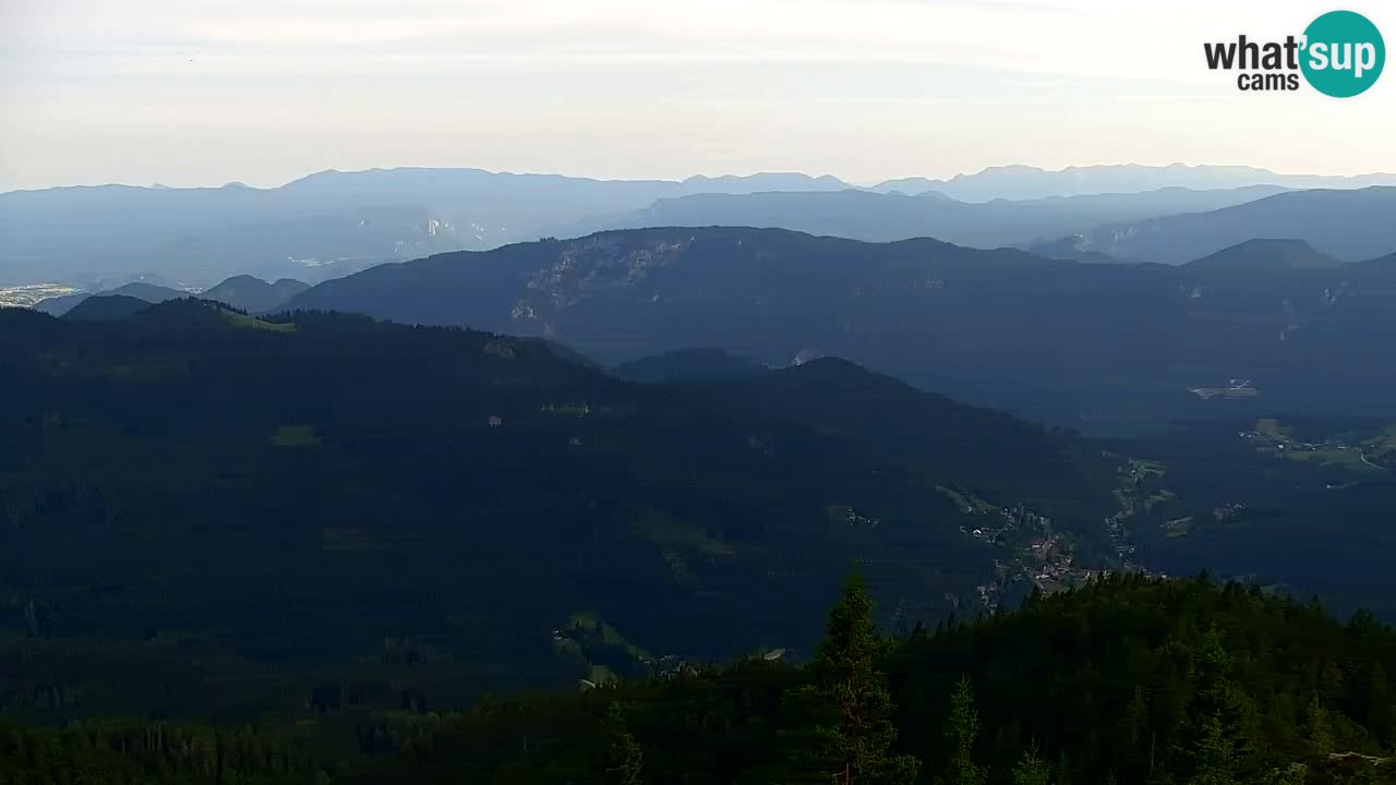 Koča na Golici Webcam (1582 m) – Slowenien