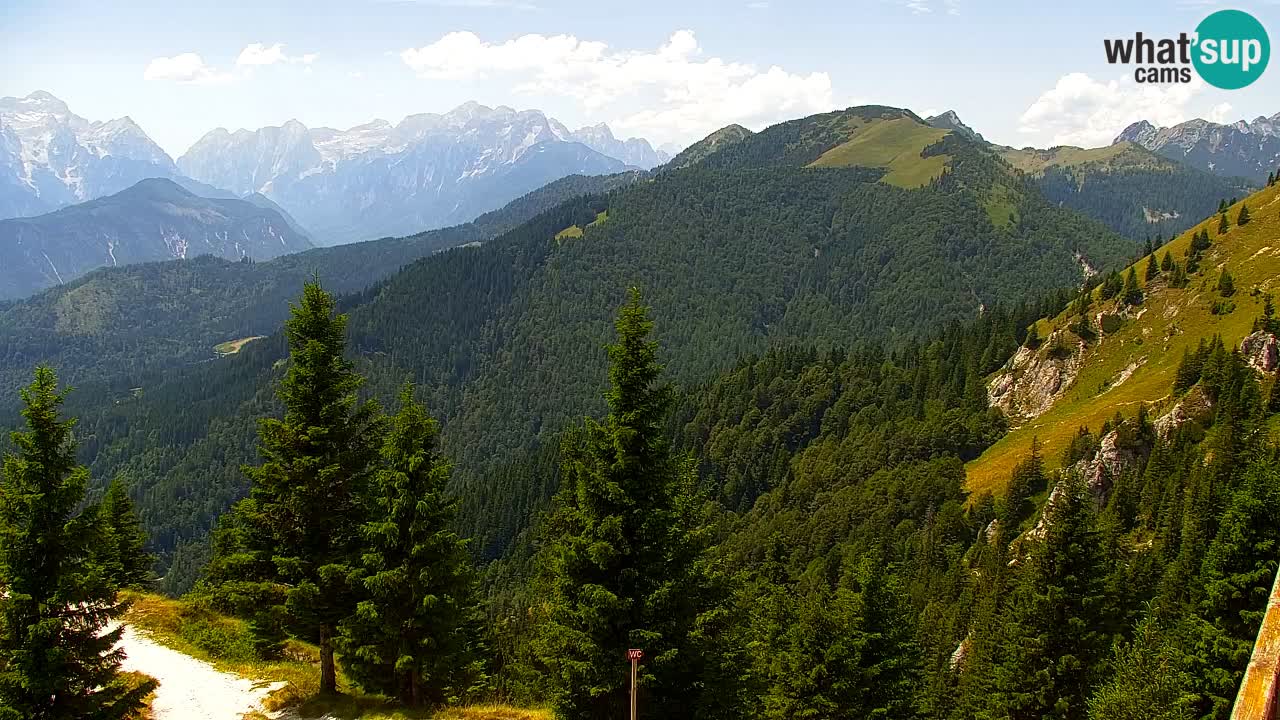 Spletna kamera Koča na Golici (1582 m) – Jesenice