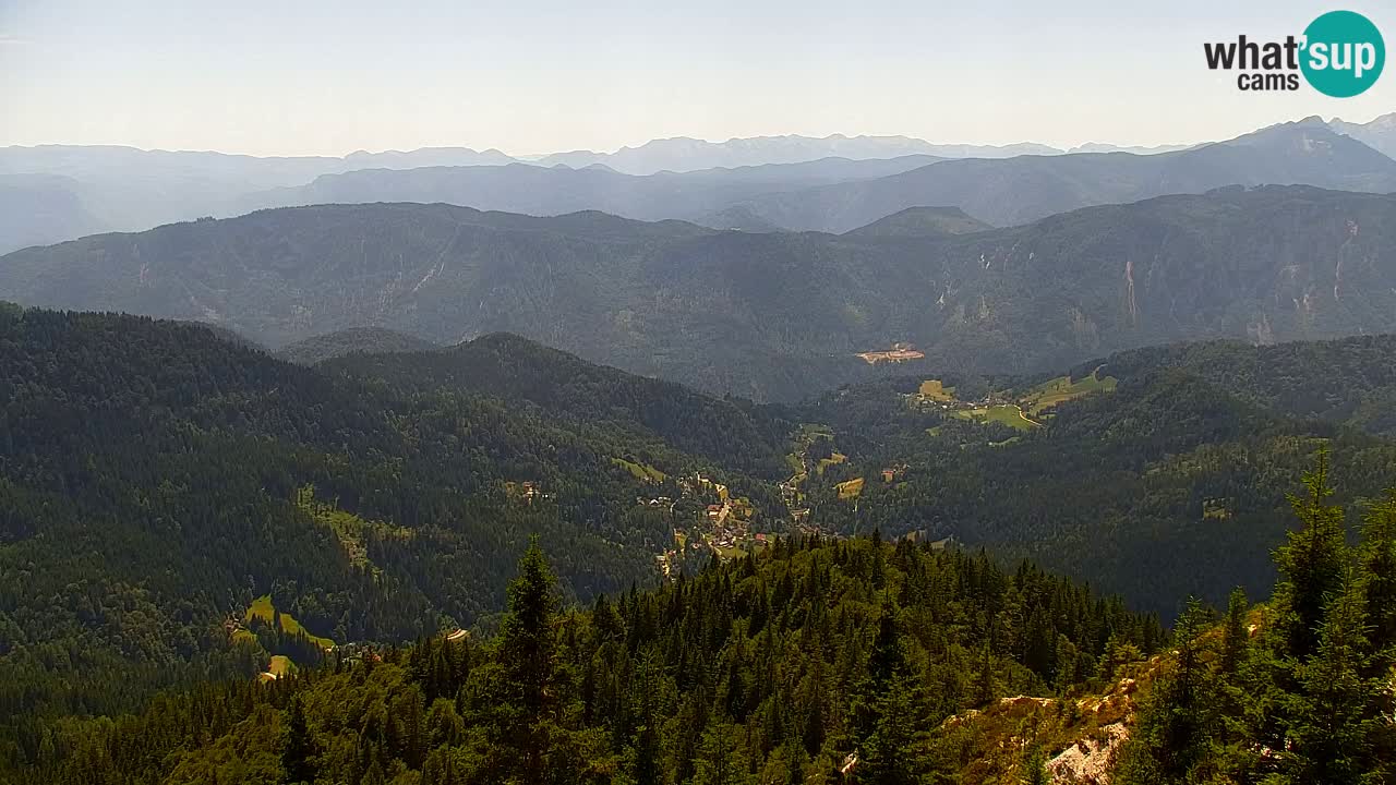 Koča na Golici Webcam (1582 m) – Slowenien
