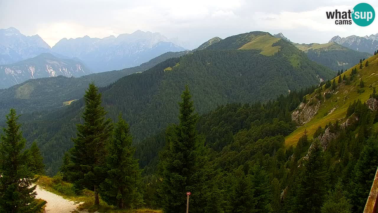 Koča na Golici Webcam (1582 m) – Slowenien