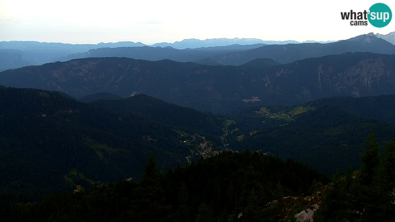 Koča na Golici Webcam (1582 m) – Slowenien