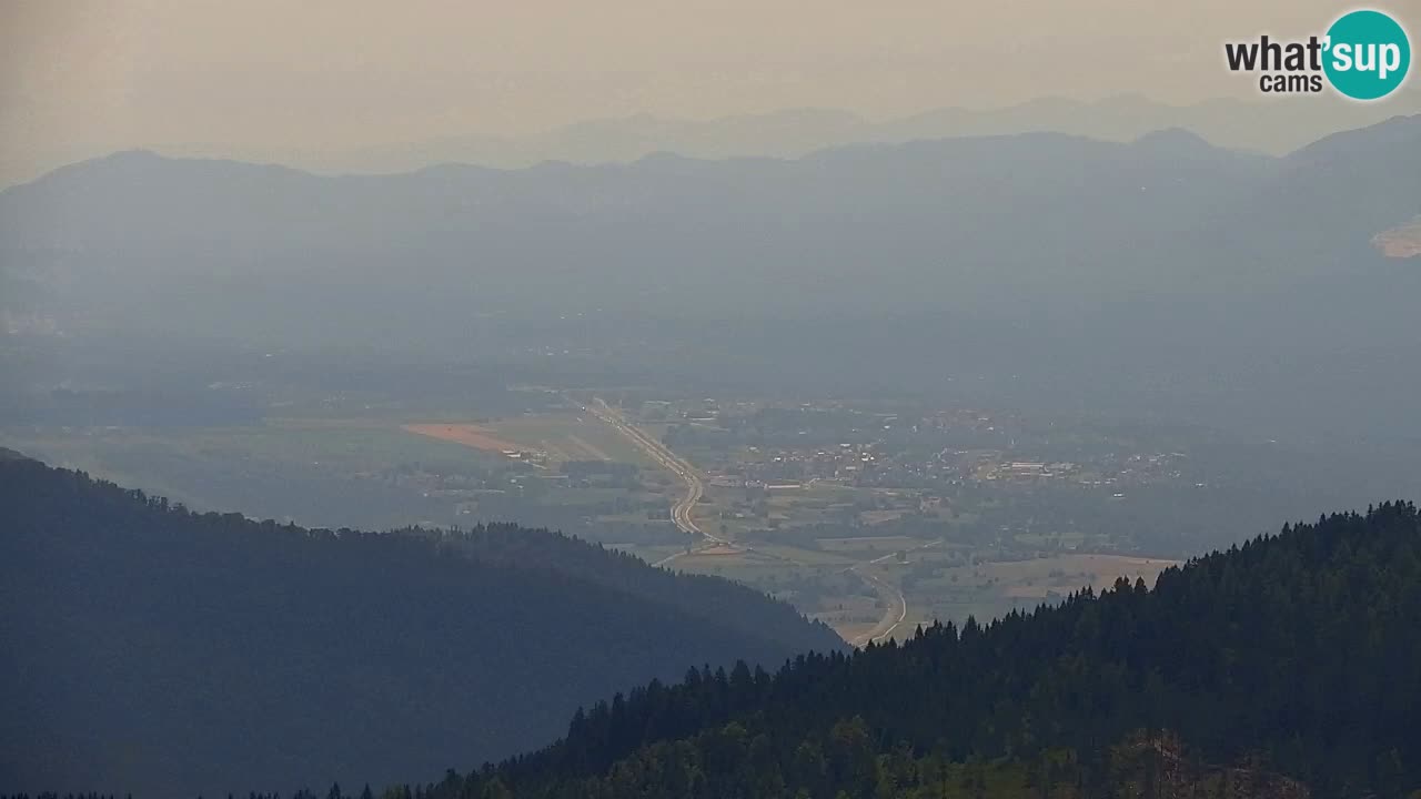 Koča na Golici Webcam (1582 m) – Slowenien