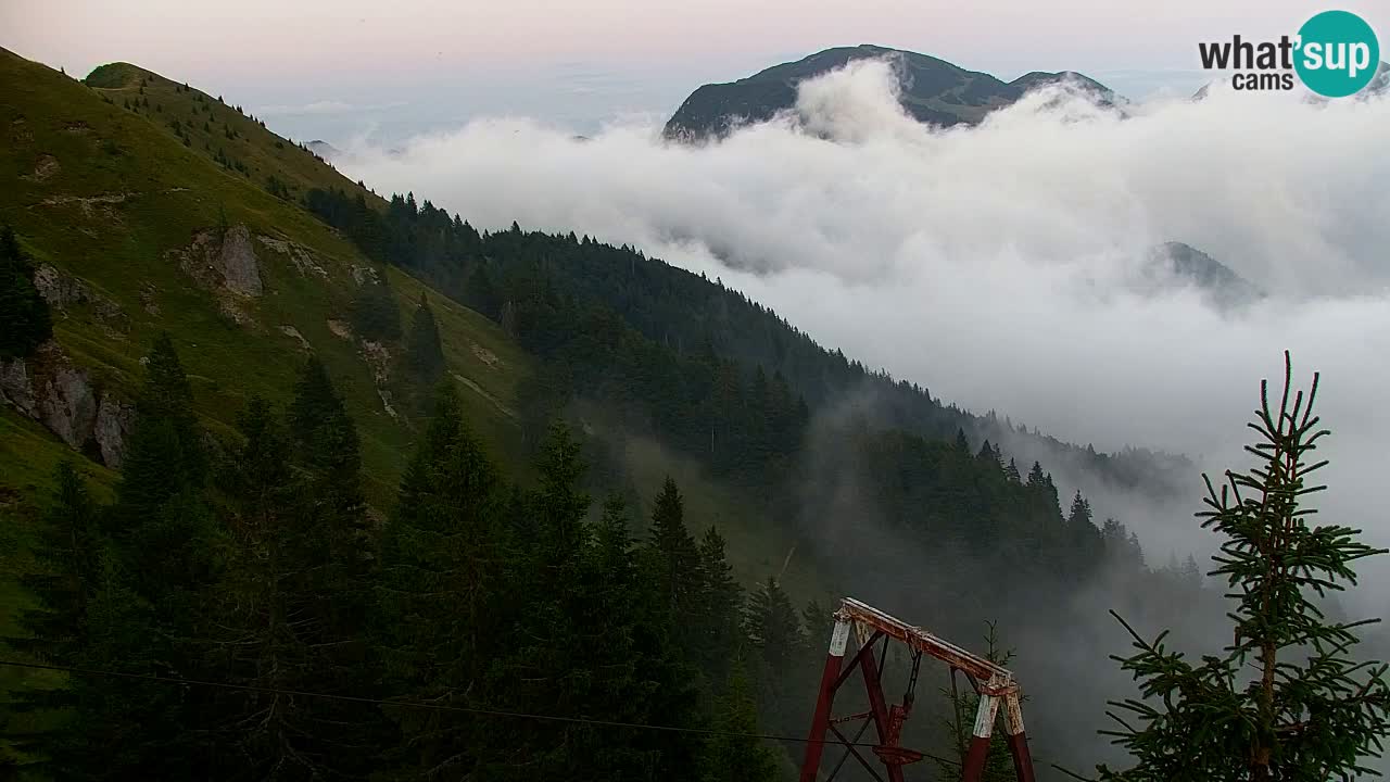 Webcam en Golica (1582 m) – Eslovenia