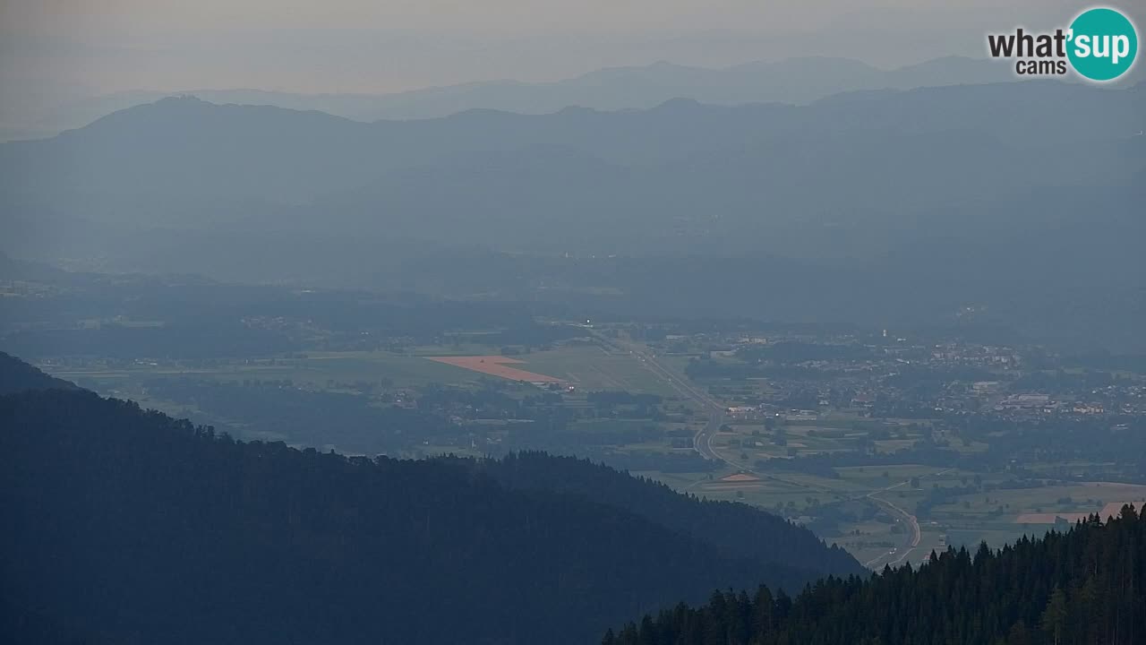 Koča na Golici Webcam (1582 m) – Slowenien