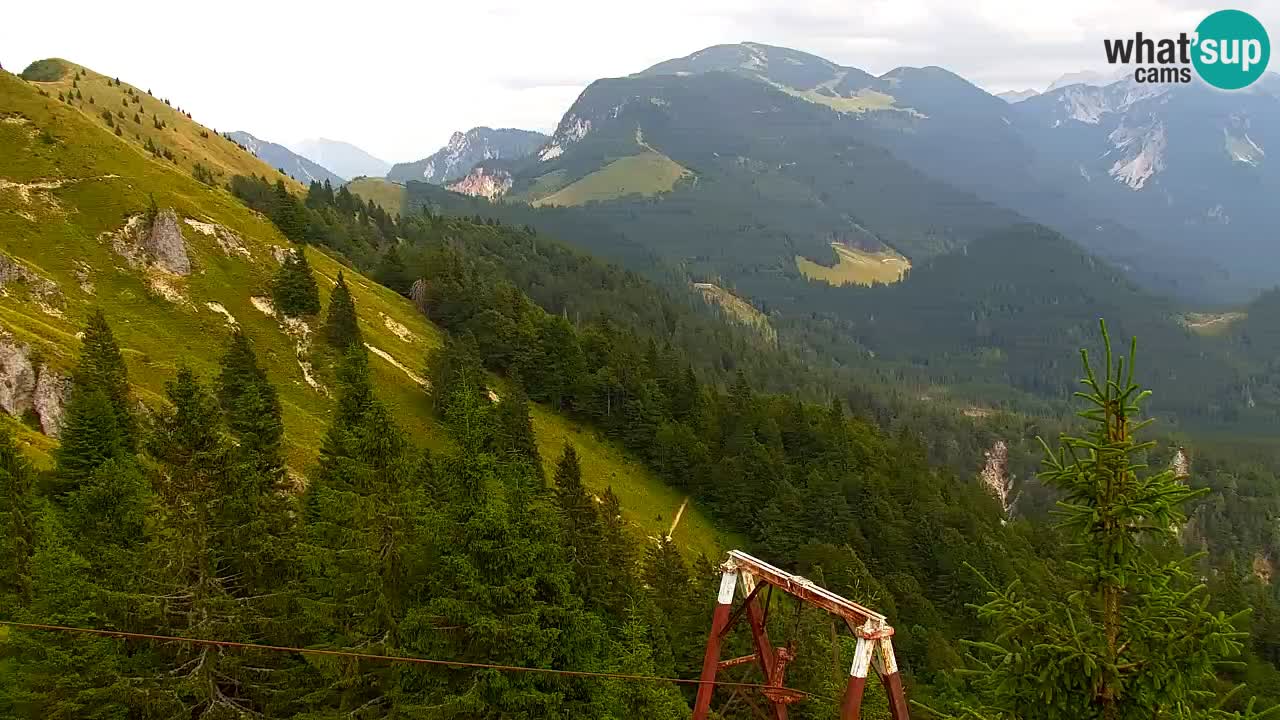 Spletna kamera Koča na Golici (1582 m) – Jesenice