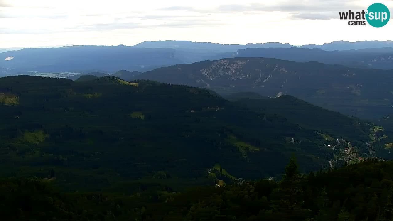 Koča na Golici Webcam (1582 m) – Slowenien