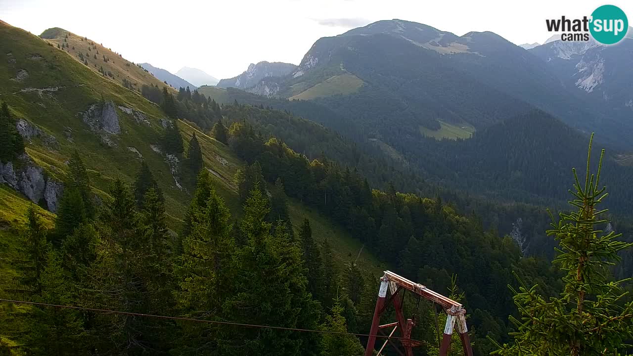 Webcam en Golica (1582 m) – Eslovenia