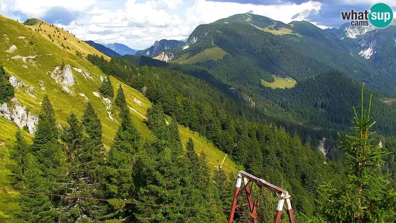 Spletna kamera Koča na Golici (1582 m) – Jesenice