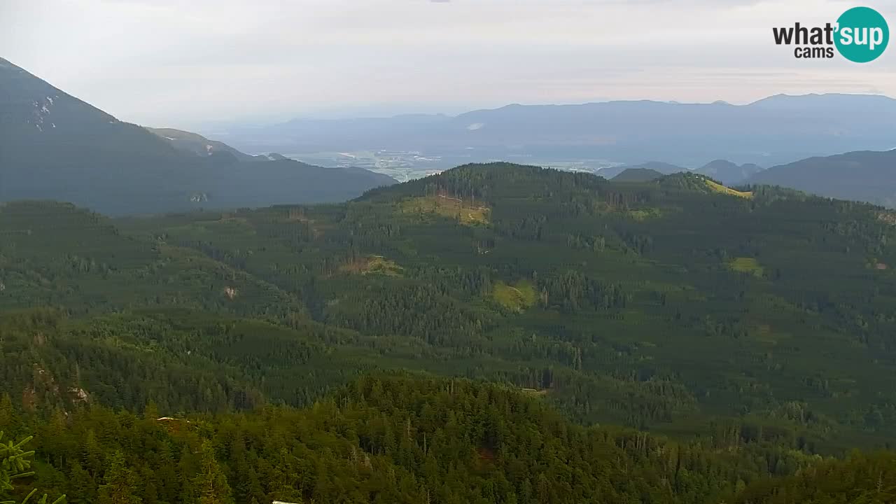 Koča na Golici Webcam (1582 m) – Slowenien