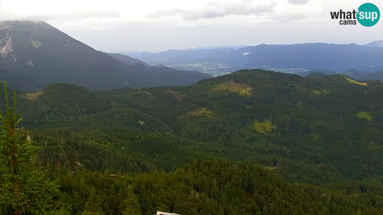 Spletna kamera Koča na Golici (1582 m) – Jesenice