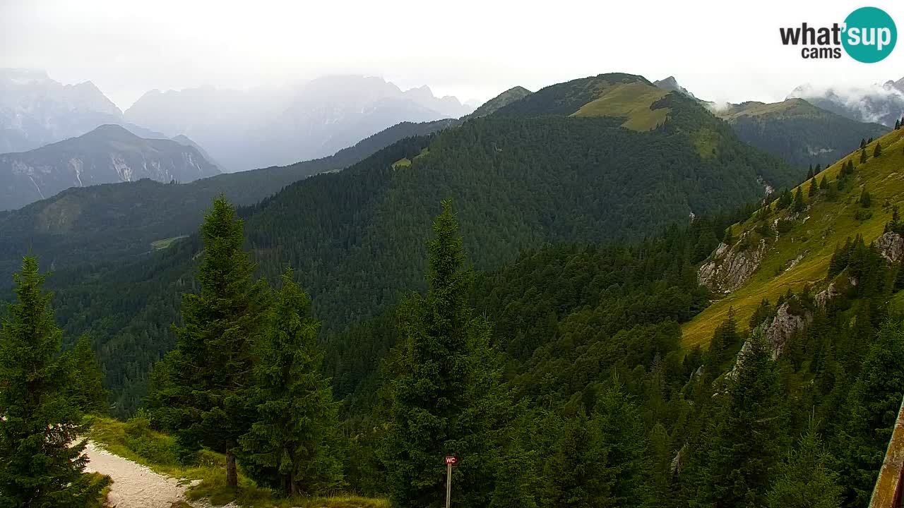 Koča na Golici Webcam (1582 m) – Slowenien