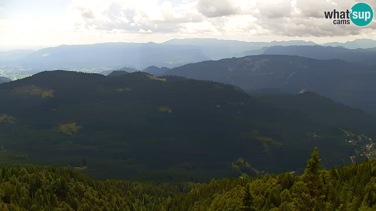 Spletna kamera Koča na Golici (1582 m) – Jesenice