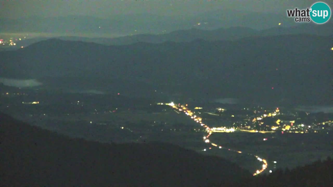 Webcam en Golica (1582 m) – Eslovenia