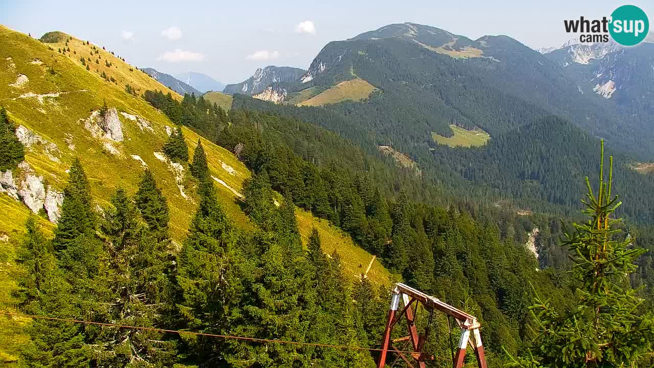 Spletna kamera Koča na Golici (1582 m) – Jesenice