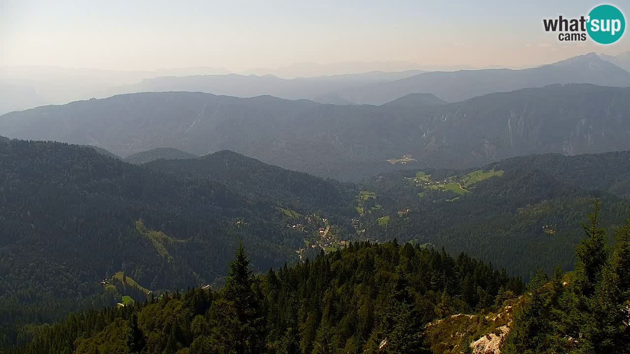 Koča na Golici Webcam (1582 m) – Slowenien