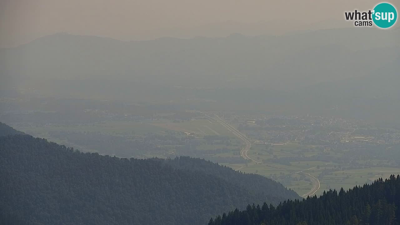 Koča na Golici Webcam (1582 m) – Slowenien