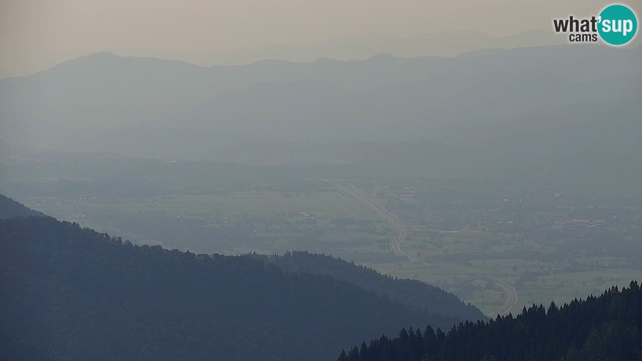 Koča na Golici Webcam (1582 m) – Slowenien