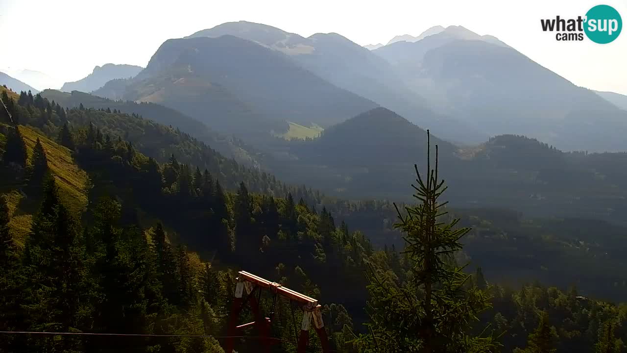 Koča na Golici Webcam (1582 m) – Slowenien