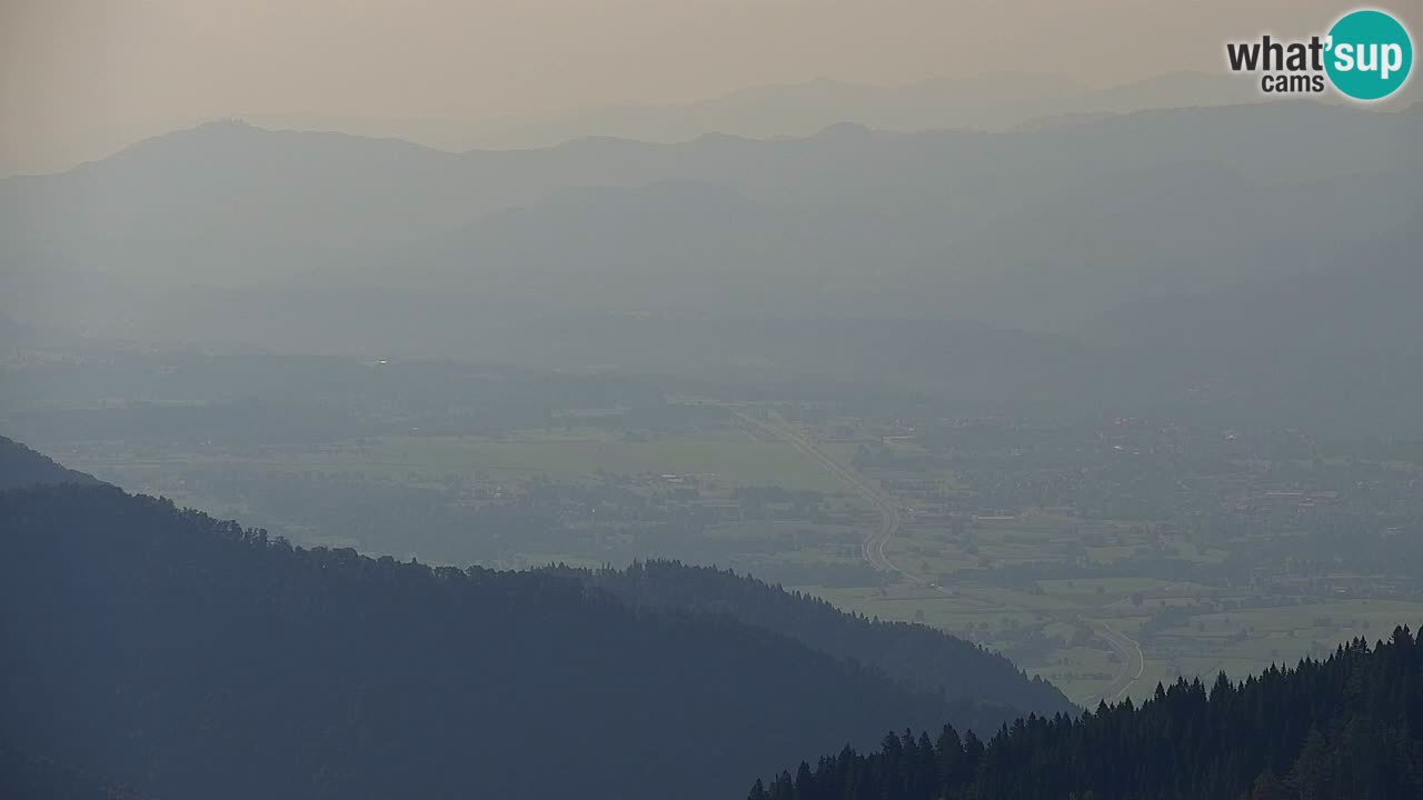 Koča na Golici Webcam (1582 m) – Slowenien