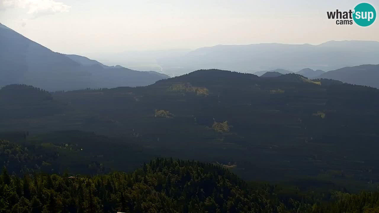 Koča na Golici Webcam (1582 m) – Slowenien