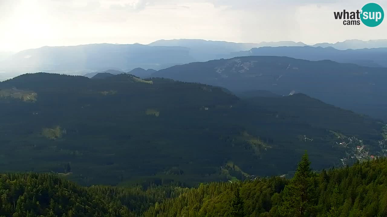 Koča na Golici Webcam (1582 m) – Slowenien