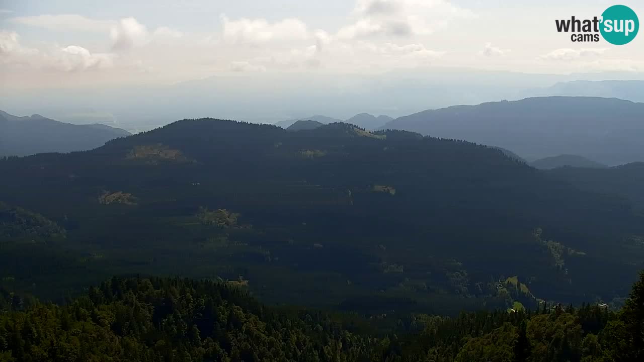 Koča na Golici Webcam (1582 m) – Slowenien