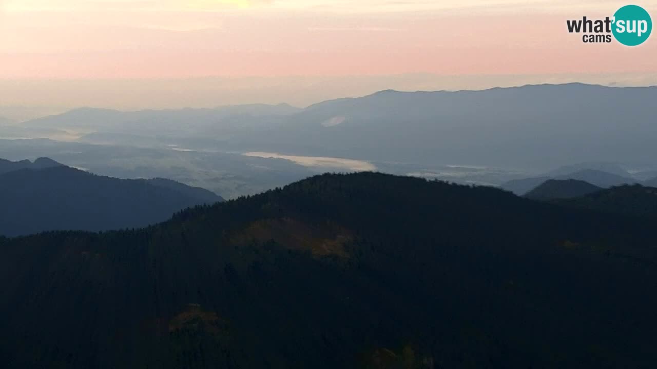 Koča na Golici Webcam (1582 m) – Slowenien