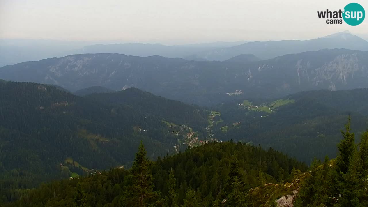 Koča na Golici Webcam (1582 m) – Slowenien