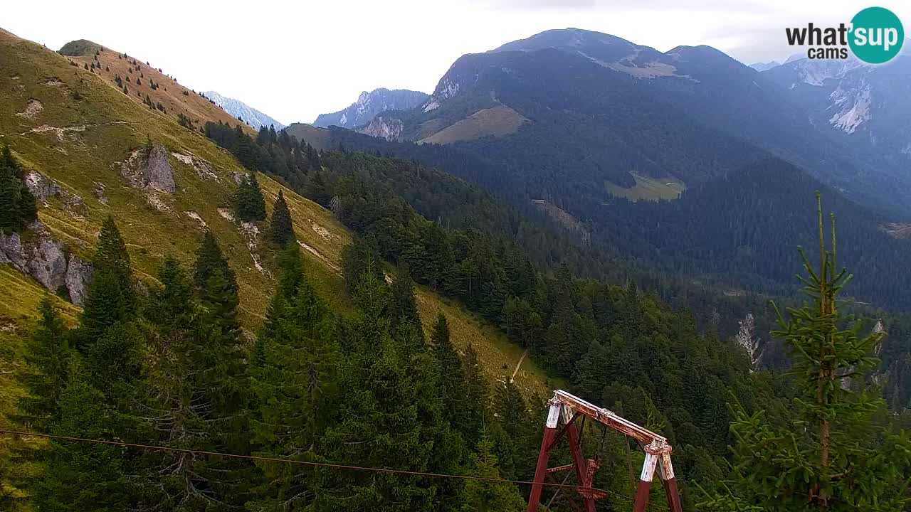 Spletna kamera Koča na Golici (1582 m) – Jesenice
