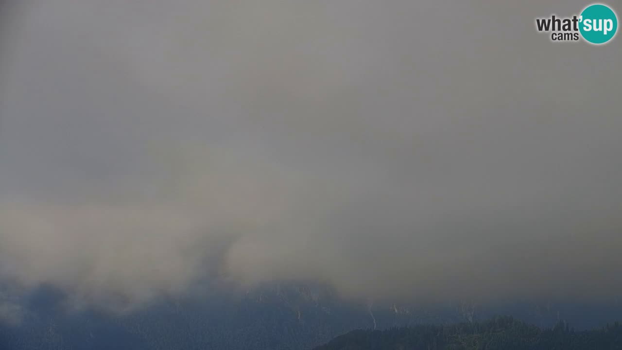 Koča na Golici Webcam (1582 m) – Slowenien